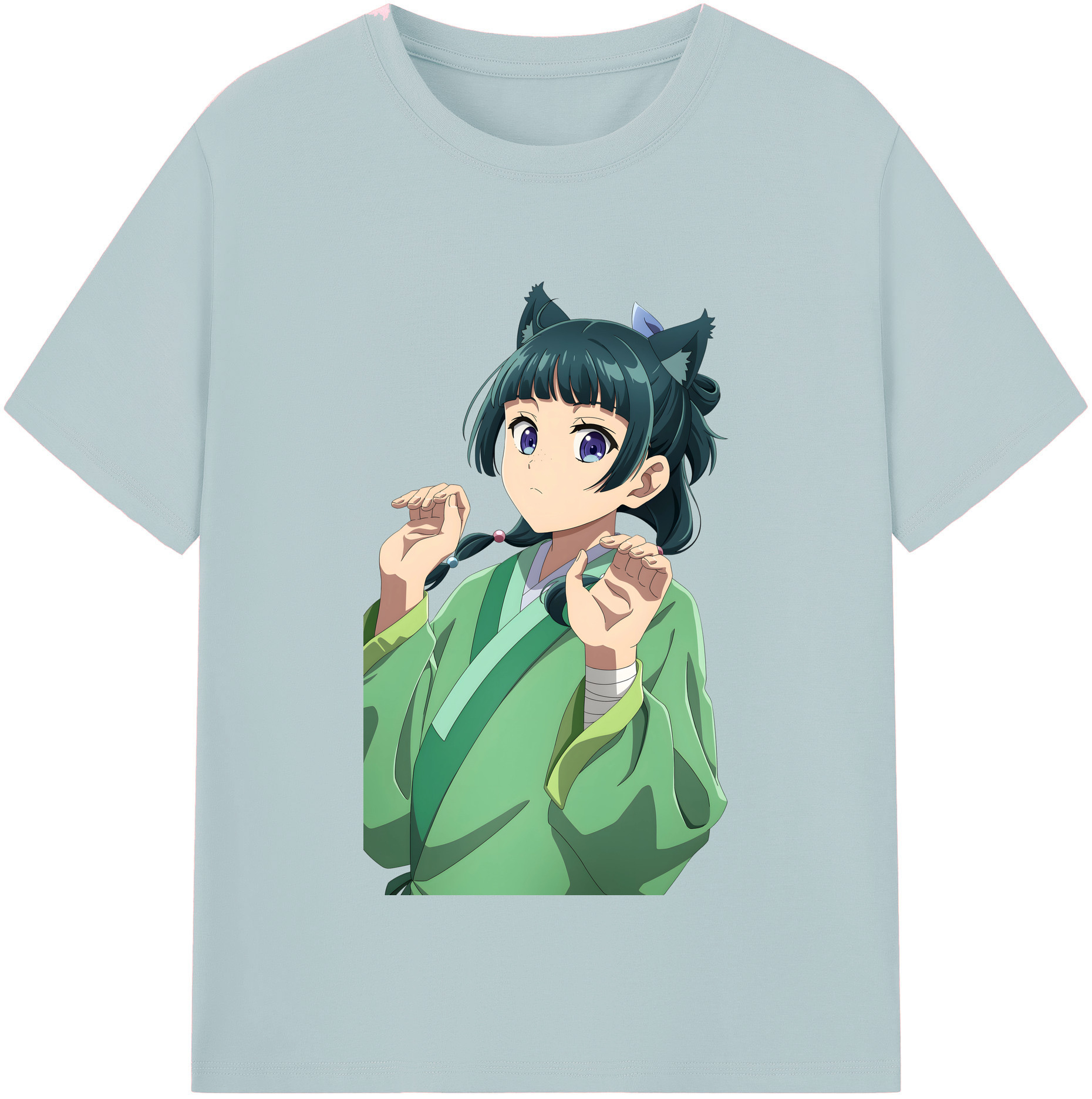 （画像用） 薬屋のひとりごと The Apothecary Diaries 綿100％半袖Tシャツ（フロントプリント）